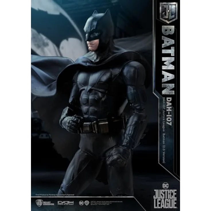 Beast Kingdom Toys Justice League Batman Dynamic 8ction Heroes Actionfigur 1/9, 20 cm mit Zubehörteilen in bedruckter Box – Bild 4