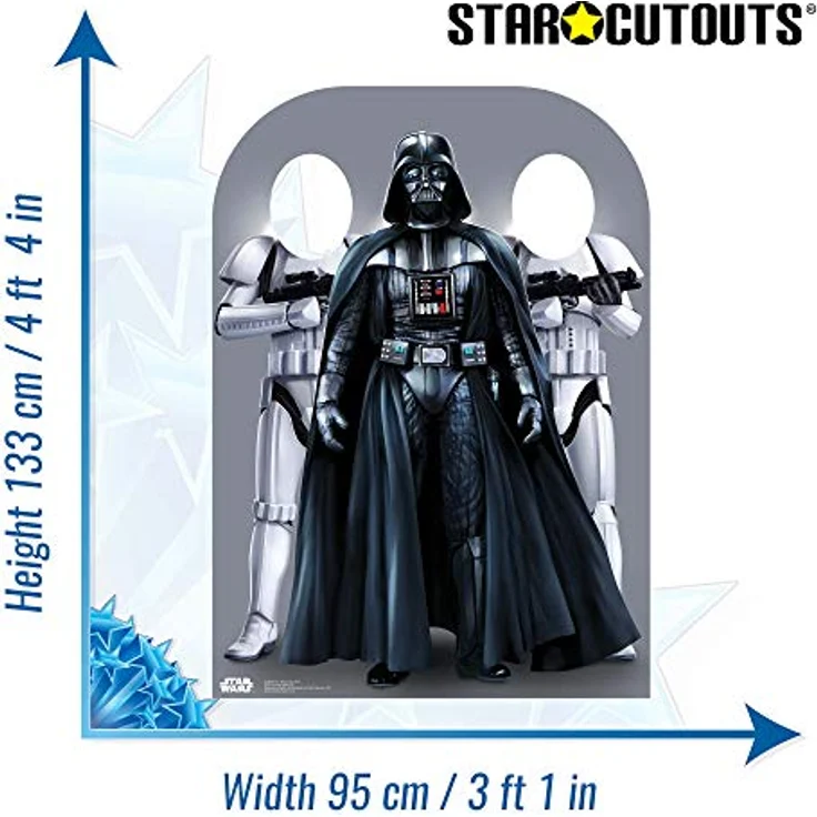 Star Wars Pappaufsteller (Stand Up / Stand In) - Darth Vader and Stormtroopers Child Size (133 cm) – Bild 4