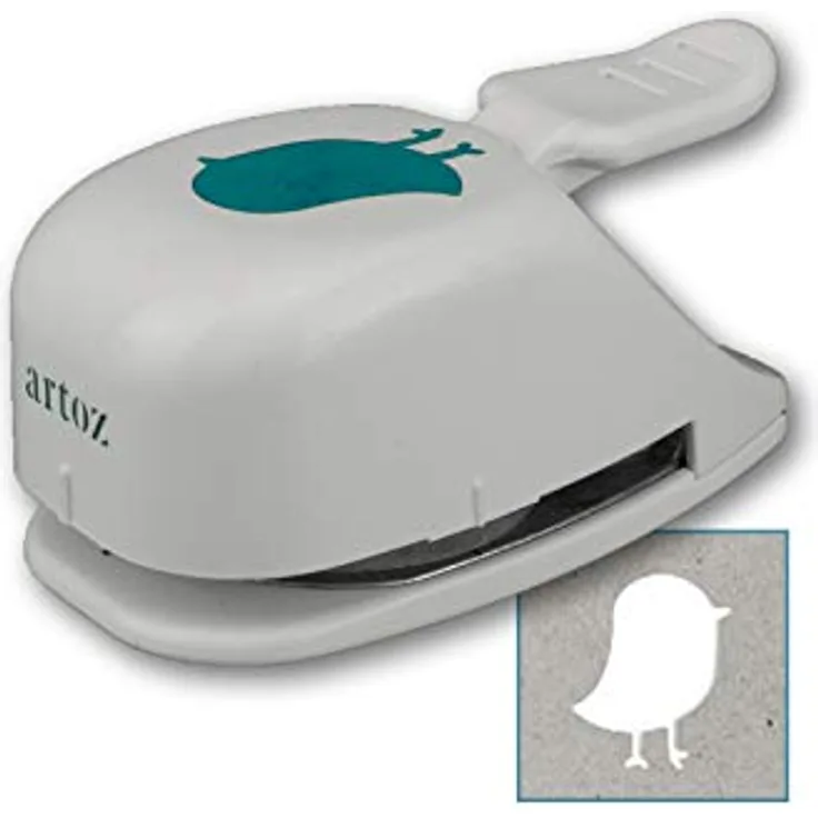 Artoz Papierstanzer - Kartenstanzer - "Vogel", 31mm - Stanze-Locher zum Kartenbasteln für Geburtstage, Einladungen, Hochzeit und vieles mehr
