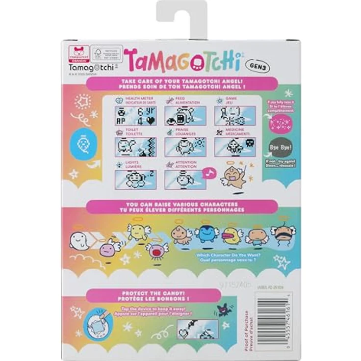 Kiddieland Tamagotchi Angel Cake (P3), digitales Haustier mit interaktiven Spielmöglichkeiten, bunt – Bild 4