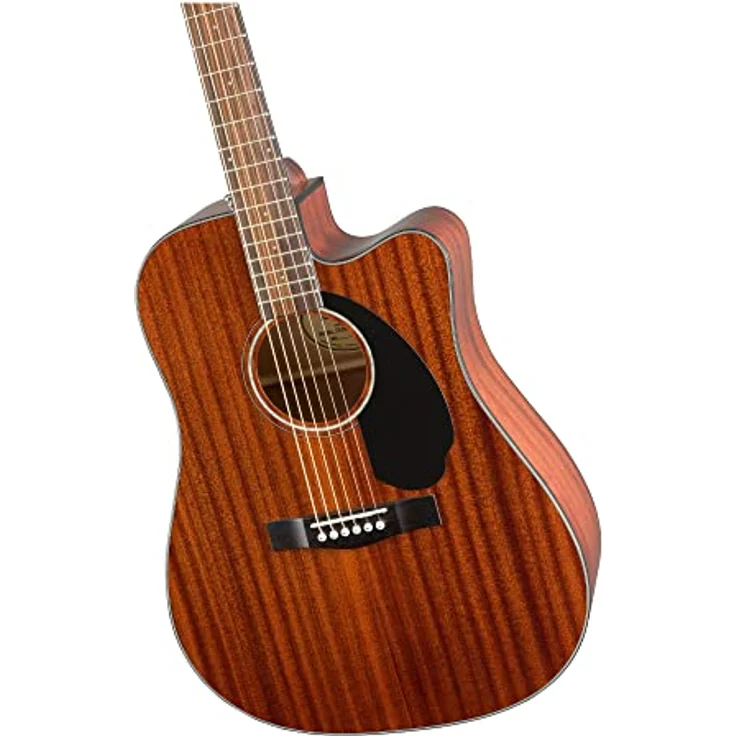 Fender Classic Design CD-60SCE, elektrisch-akoestische Westerngitarre aus Mahagoni mit eingebautem Tuner, braun – Bild 4