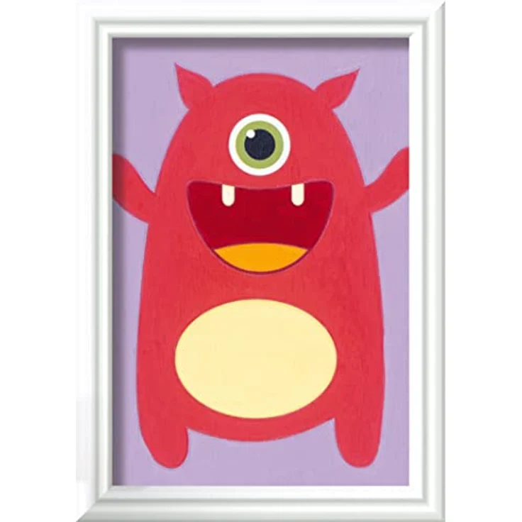 Ravensburger Malen nach Zahlen 23630 - Rotes Monster - Kinder ab 7 Jahren – Bild 2