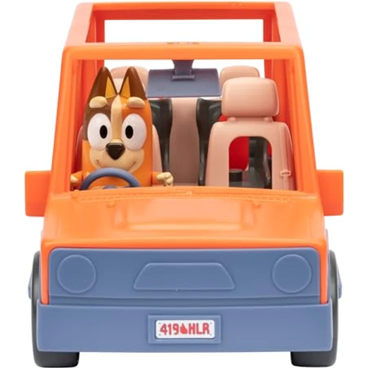 Moose Spielzeug-Auto Bluey S11 4WD Familienauto, offenes Verdeck, Platz für 4 Figuren, inkl. Urlaubs-Chilli-Figur – Bild 5