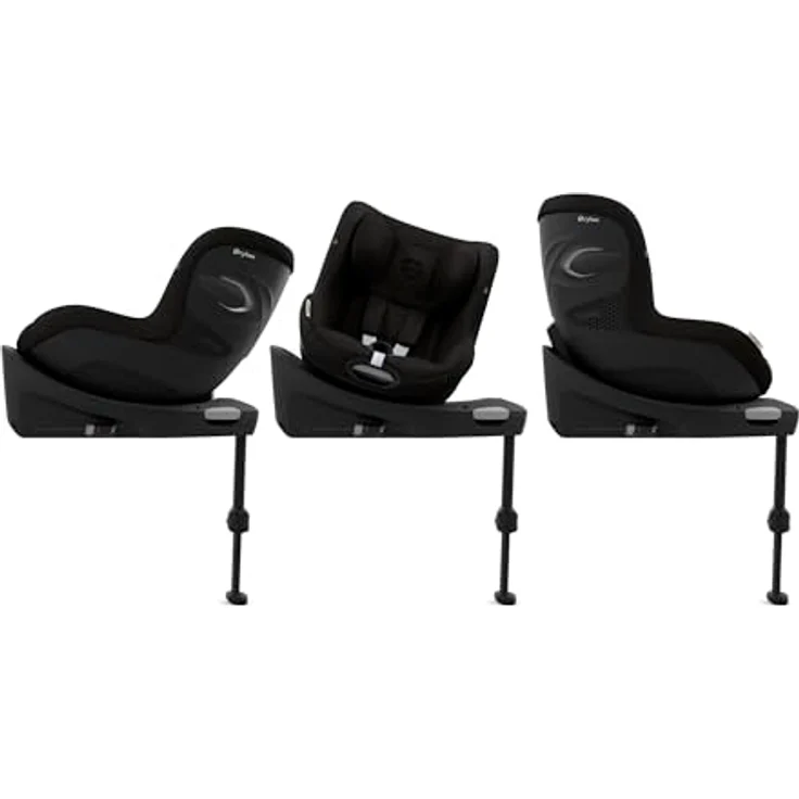 Cybex Sirona Gi i-Size, Reboard Kindersitz mit 360° Drehung und integrierter Basis, Magic Black – Bild 8