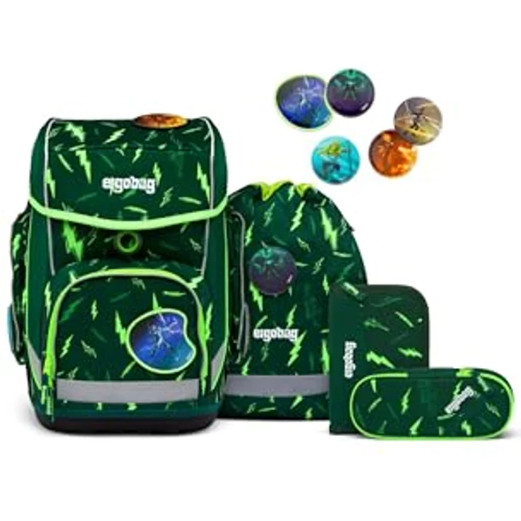 ergobag Cubo Schulranzen-Set 5tlg. Bärtastisch – Bild 2