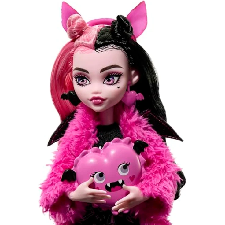 Mattel® Anziehpuppe Monster High, Creepover Draculaura - Schaurig schöne Pyjamaparty – Bild 3