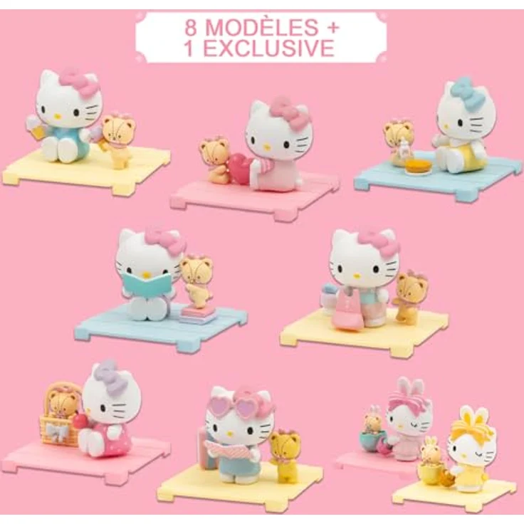 Hello Kitty Sweetheart Playmate, Sammelfigur 4,5 cm mit Zubehör in transparenter Box, zufälliges Modell für Kinder ab 3 Jahren, HKT38 – Bild 5