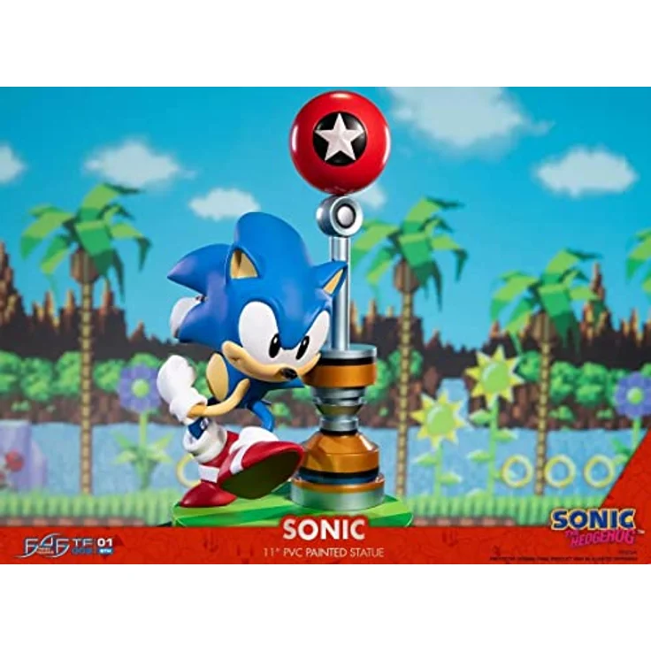 First4Figures F4F Sonic The Hedgehog: Sonic PVC Statue (26cm) (SNTFST) - Preisvergleich – Bild 2
