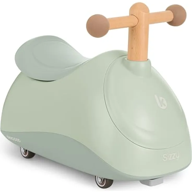 KikkaBoo SIZZY Baby Aufsitzfahrzeug ab 1 Jahr, Rutschauto ohne Pedale, multidirektional, mit ergonomischem Sitz und Griffen, in Minze