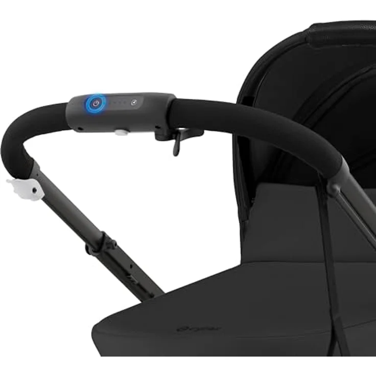 Cybex Sportbuggy Buggy e-Gazelle S, E-Kinderwagen mit Wiegefunktion, flexibler Anpassung und großem Einkaufskorb, schwarz – Bild 5