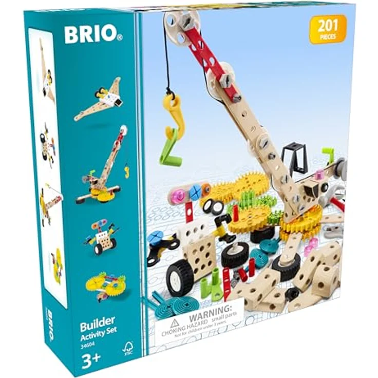 BRIO Builder – 34604 Builder Kindergartenset, Entwicklungsförderndes Rollenspiel- & Konstruktionsspielzeug für Kinder ab 3 Jahren – Bild 1