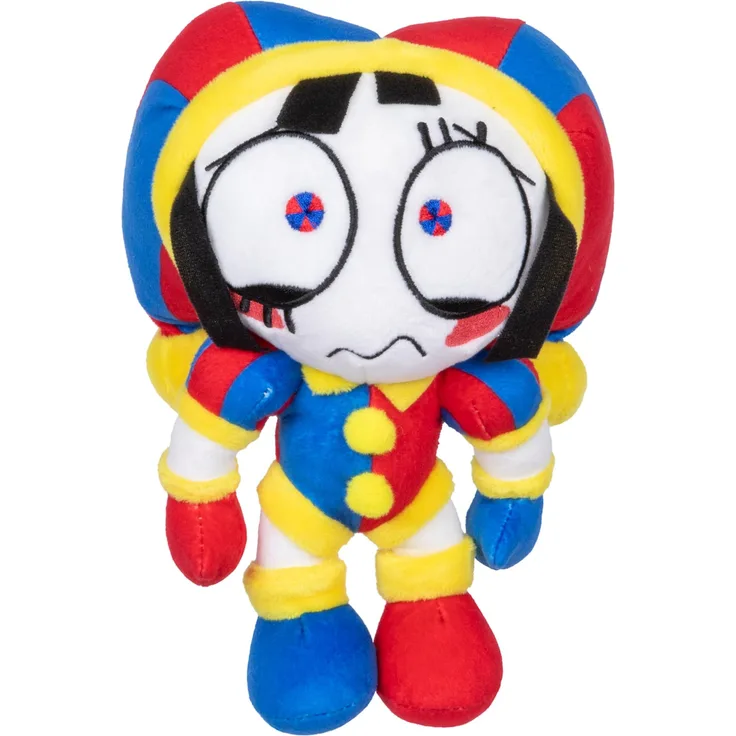 Moose Amazing Digital Circus Deluxe Pomni Plüschfigur, 20,3 cm große Sammlerfigur aus hochwertigen Materialien, ab 4 Jahre