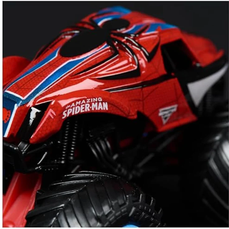 Monster Jam - Zweier-Pack Original Monster Trucks im Marvel Superhelden-Design, Maßstab 1:64, ab 3 Jahren (Zufallsauswahl) – Bild 4