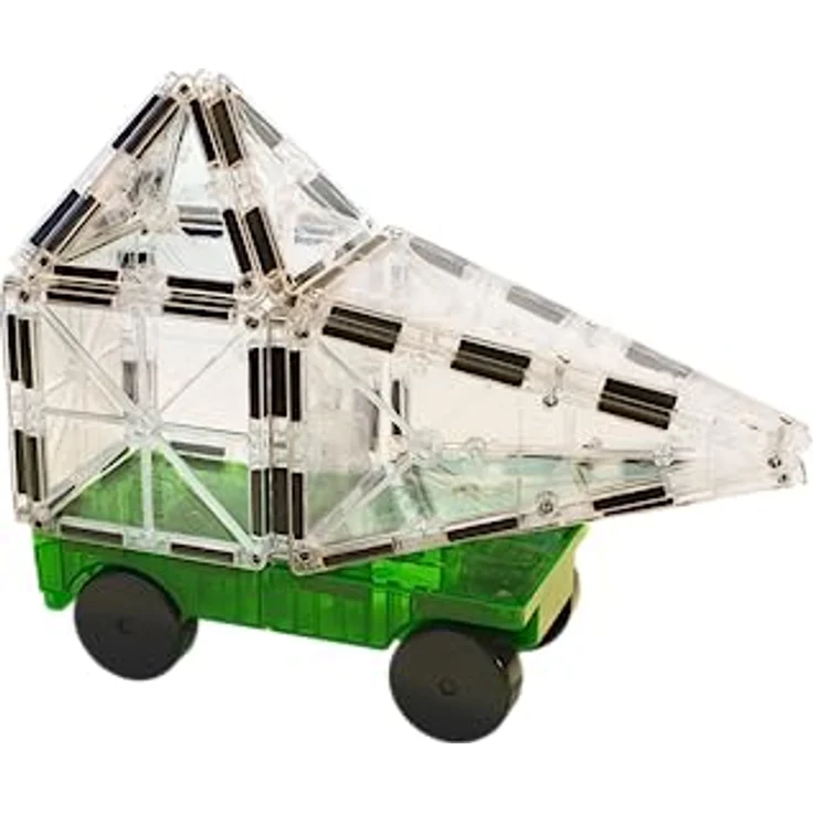 MAGNA-Tiles Cars 2-teiliges Erweiterungsset – magnetische 3D-Baukacheln – Bild 6