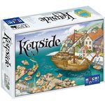 Huch 883780 Keyside, Brettspiel mit Würfelmanipulation und Arbeitereinsatz, Deutsch/Englisch