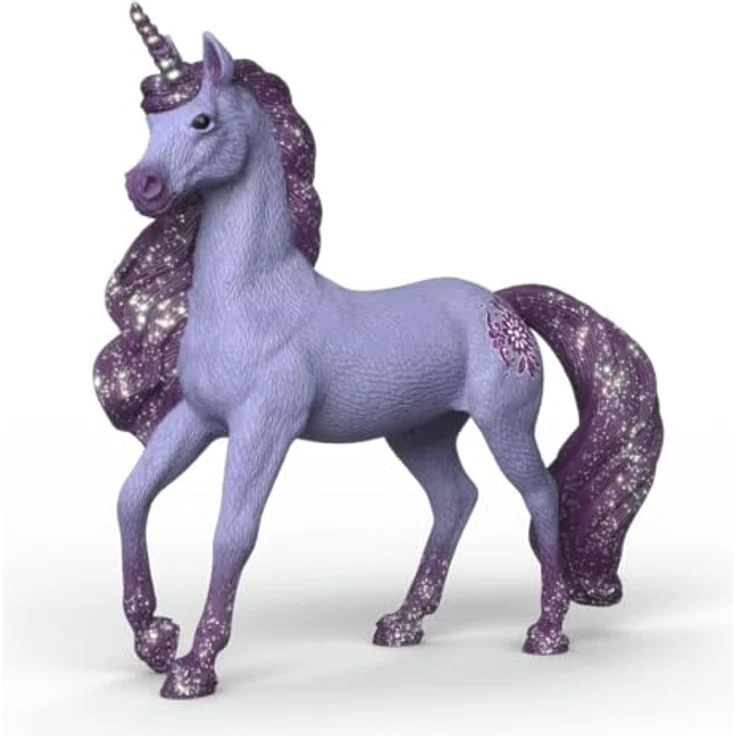 SCHLEICH BAYALA Einhorn Hengst Orchidee 70893, detailgetreue Sammelfigur mit Mandala, 4 x 14 x 13 cm, Geschenkidee für Mädchen und Jungen ab 5 Jahren – Bild 1