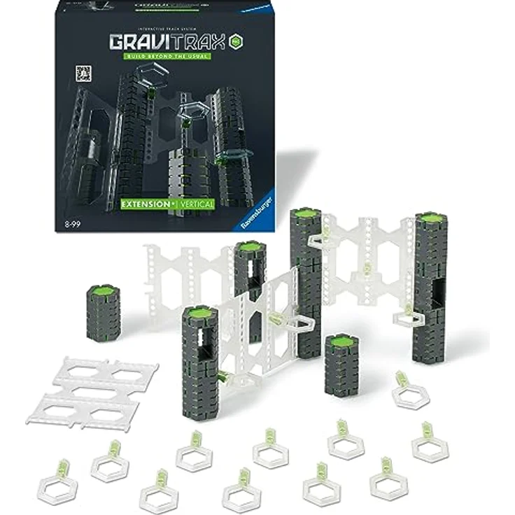 Ravensburger GraviTrax PRO Extension Vertical - Zubehör für das Kugelbahnsystem. Kombinierbar mit allen GraviTrax Produktlinien, Starter-Sets, Extensions & Elements, Konstruktionsspielzeug ab 8 Jahren – Bild 2