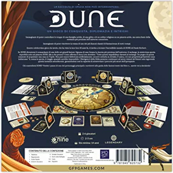 Gale Force Nine Dune Zubehör, Mehrfarbig, S - Brettspielzubehör für Dune - IT – Bild 2