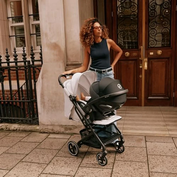 Cybex Beezy BLK/Moss Green-khaki PU1, Buggy mit maximalen Komfort und Sicherheit – Bild 2