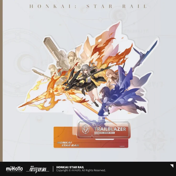 MiHoYo Honkai: Star Rail Preservation of Path Series Acryl Figur Trailblazer Female, 23 cm, detailreiche Sammelfigur aus hochwertigem Acryl