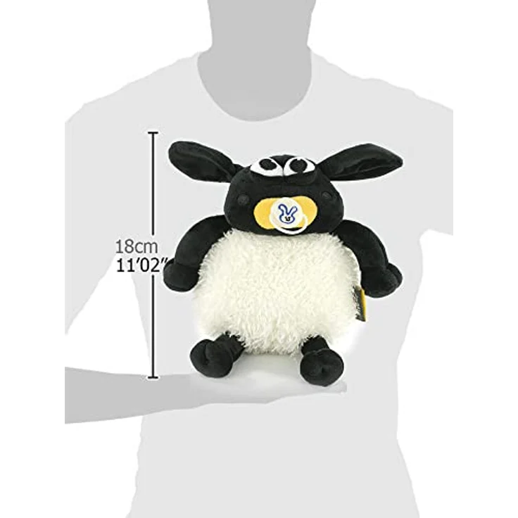 BARRADO Shaun The Sheep - Shaun das Schaf Charakter Kuscheltier - Shaun, Bitzer, Timmy - 34cm - Calidad Super Soft (Timmy) – Bild 4