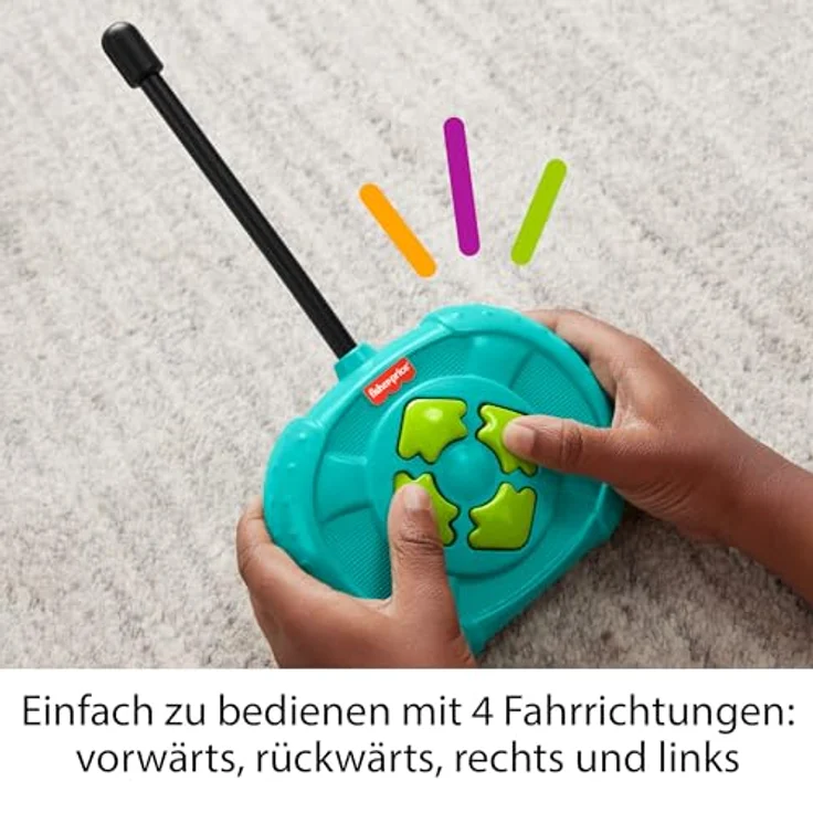 Fisher-Price® RC-Auto Fernlenkflitzer, My easy RC, ergonomische Fernsteuerung, 2 Geschwindigkeiten, automatische Abschaltung – Bild 3