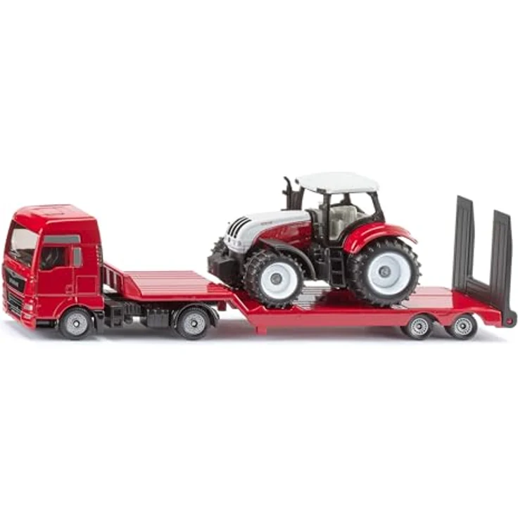 Siku Spielzeug-LKW MAN LKW mit Steyr Traktor, detailgetreues Modell für realistische Spielszenarien – Bild 1