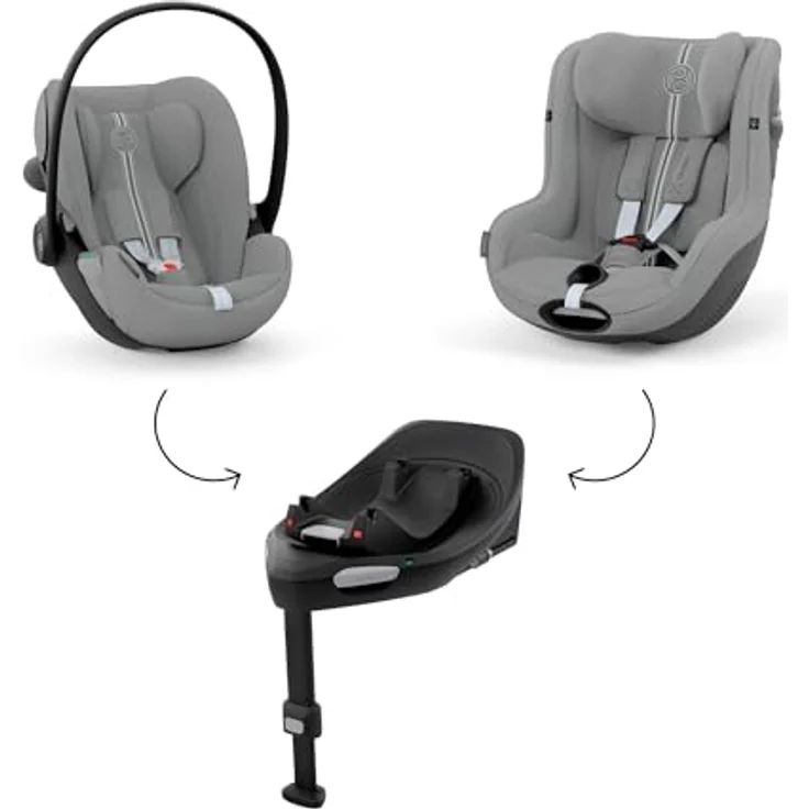 Cybex Sirona G3 Plus i-Size Reboard Kindersitz mit 360° Drehung und L.S.P. Seitenaufprallschutz, Stone Grey – Bild 8