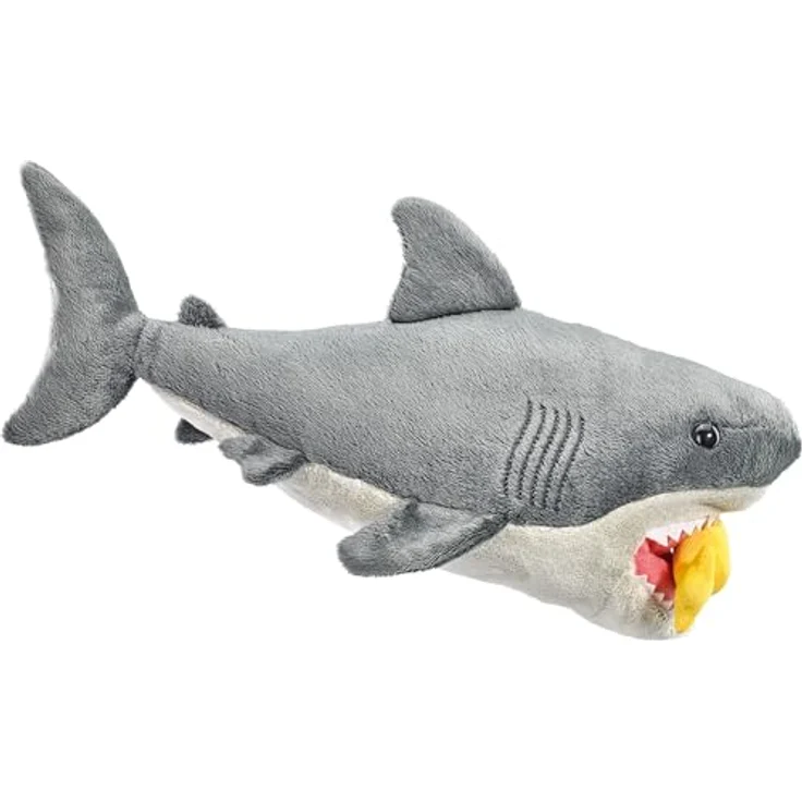 Schmidt Spiele Der Weisse Hai, 36 cm Plüschfigur, Hochwertiger Plüsch, Original Universal-Charakter, Handwaschbar – Bild 5