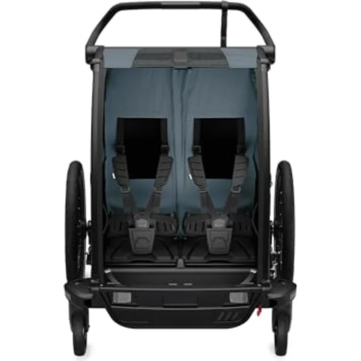 Thule Chariot Cab, Veloanhänger für bis zu 2 Personen, faltbar, maximale Zuladung 45 kg, inkl. Sicherheitsmerkmalen – Bild 5