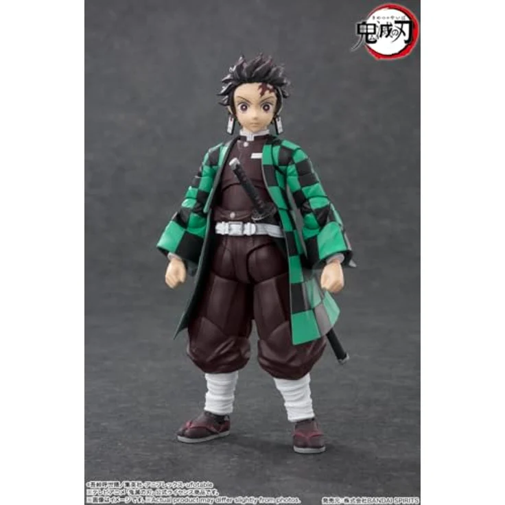 BANDAI SPIRITS S.H. Figuarts Demon Slayer: Kimetsu no Yaiba Tanjiro Kamado, 14 cm Figurine mit optionalen Teilen und hoher Beweglichkeit – Bild 5