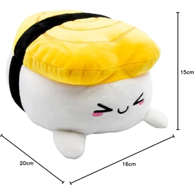 Joy Toy Plushi Plüschfigur Nigiri mit Ei, 20 cm, mehrfarbig, aus dem Yummis-Universum, ab 14 Jahren – Bild 8