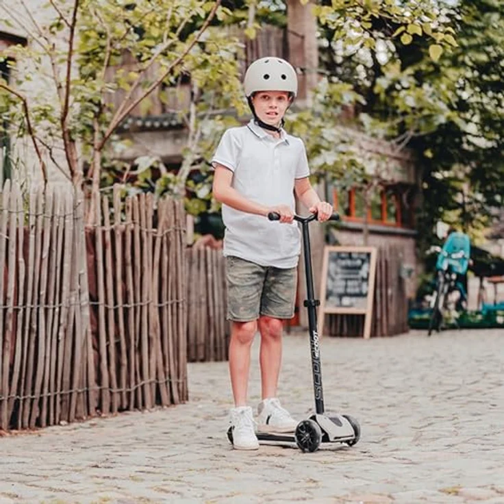 Scoot and Ride Highwaykick 5 Kickboard mit LED Kinderroller Scooter, Rose - Höhenverstellbar und abnehmbare Lenkstange, geeignet ab 5 Jahren – Bild 5