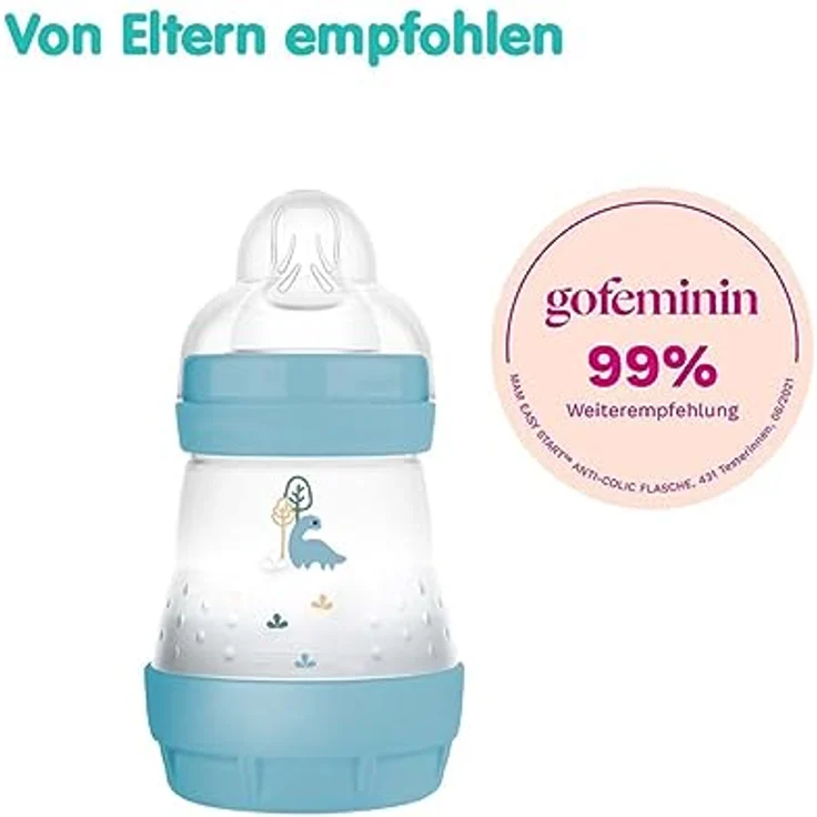 MAM Easy Start Anti-Colic matt, 160 ml, Dino – Bild 3