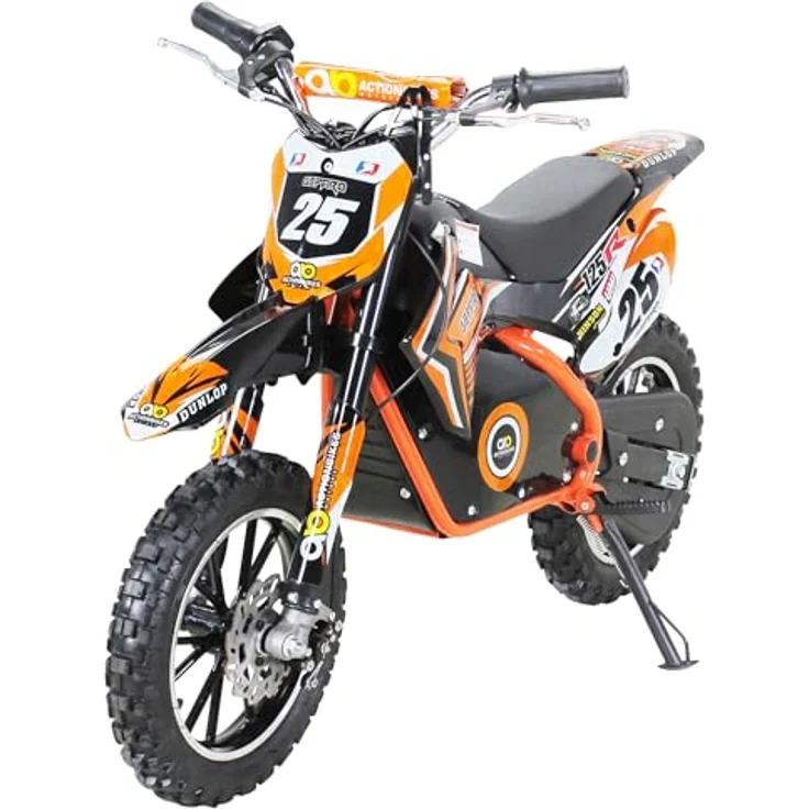 Kinder Mini Enduro Crossbike Gepard Elektro 500 Watt Motorcrossbike Pocketbike (Orange) – Bild 2