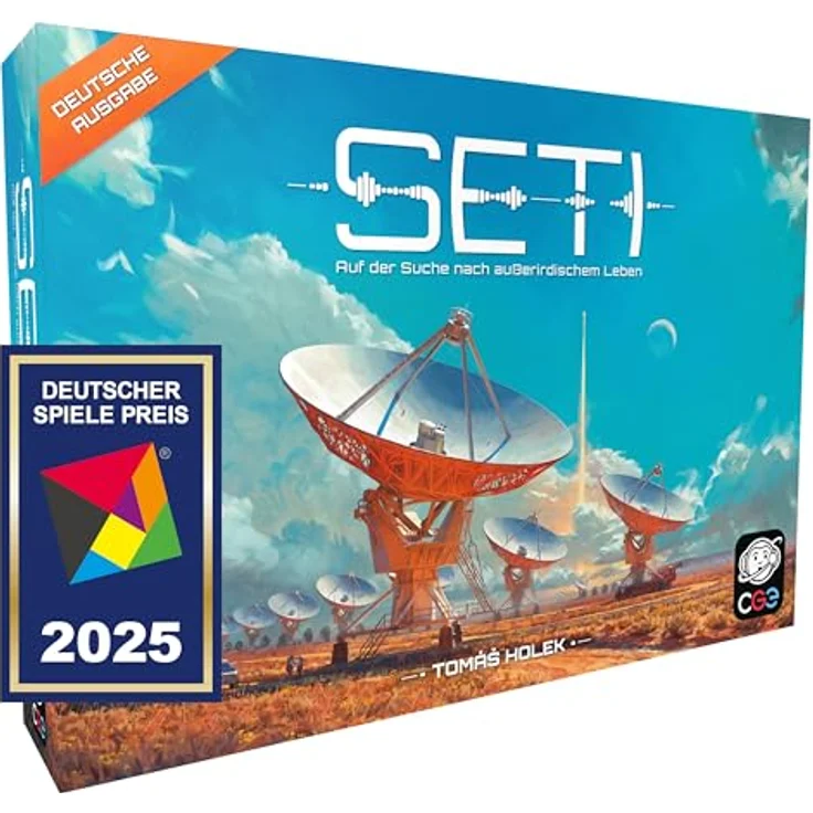 CGE Czech Games Edition SETI: Auf der Suche nach außerirdischem Leben - Strategisches Brettspiel für 1-4 Spieler - Deutsch - ab 14 Jahren – Bild 2