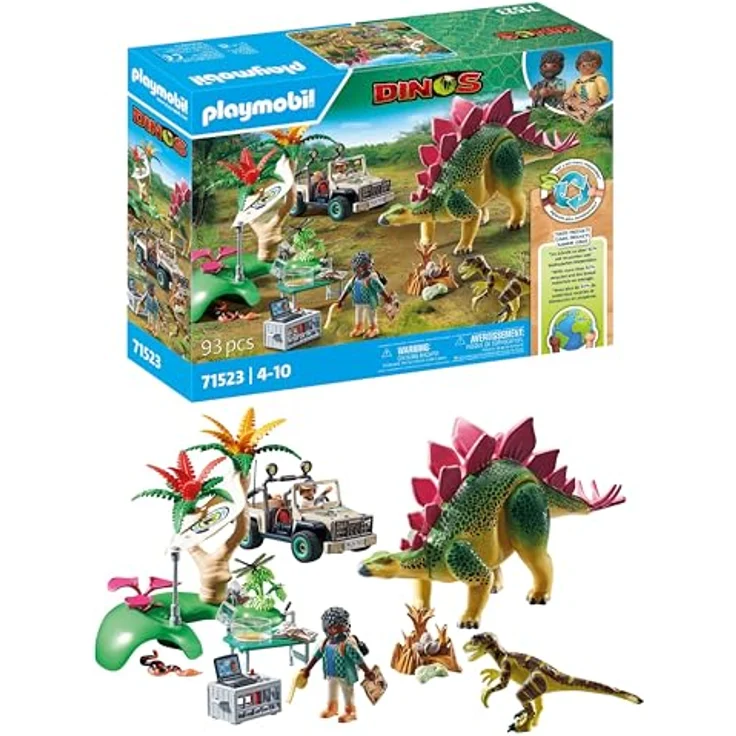 Playmobil® Konstruktions-Spielset Forschungscamp mit Dinos (71523), Dinos, (93 St), Made in Europe – Bild 2