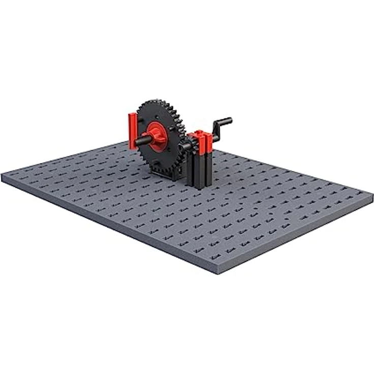 fischertechnik PROFI 569020 Mechanics-Baukasten für Kinder ab 8 Jahre, Experimentierbausatz mit 12 Modellen zur Erkundung der Mechanik, Rot – Bild 4