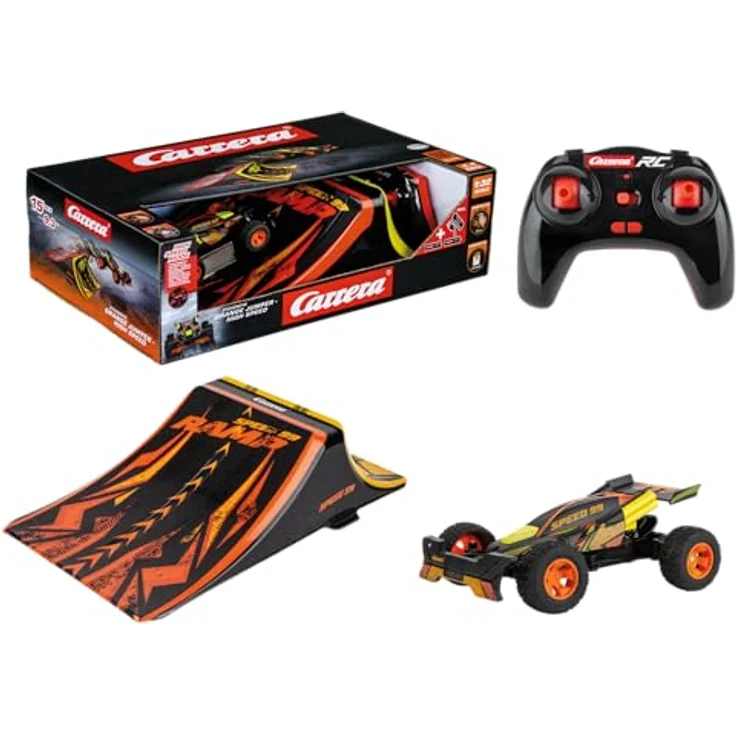 Carrera® RC-Auto Carrera 2,4GHz Orange Jumper, ferngesteuertes Geländefahrzeug mit 15 km/h und USB-Akku, orange – Bild 2