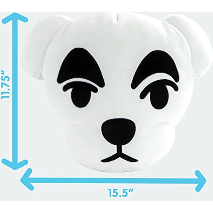 Club Mocchi Mocchi Animal Crossing KK Slider Mega Plüschtier 40cm, Nintendo Plüschtiere, Schlafzimmerzubehör für Kinder, Dekokissen, Super Mario Stofftier für Jungen und Mädchen, geeignet ab 3 Jahren – Bild 4