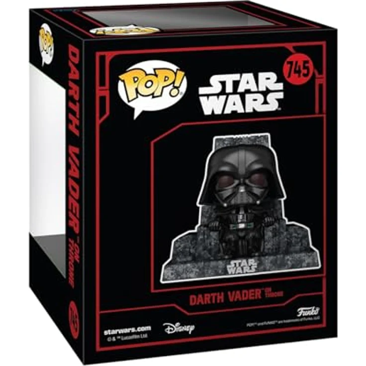 Funko Pop! Deluxe: SW Darkside - Darth Vader Throne - Vinyl-Sammelfigur, 9,5 cm, Offizielle Star Wars Handelswaren, Geschenkidee für Kinder und Erwachsene, Movies Fans, Schwarz – Bild 3