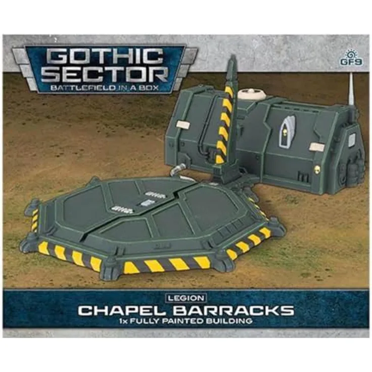 Gale Force Nine Gothic Sector: Legion Chapel Barracks (x1), Spiel Zubehör mit gotischem Design