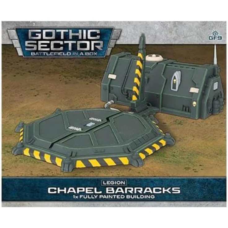 Gale Force Nine Gothic Sector: Legion Chapel Barracks (x1), Spiel Zubehör mit gotischem Design – Bild 1