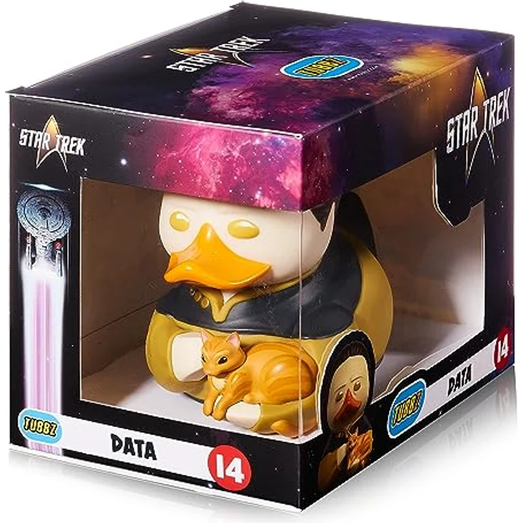 TUBBZ Box-Ausgabe Data Sammler-Vinyl-Gummiente Figur, 9 cm groß, offizielles Star Trek Merchandise – Bild 2
