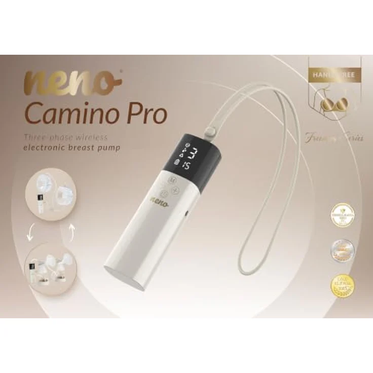 Neno Breast Pump Electric Camino Pro, elektrische Milchpumpe mit intuitiver Bedienung – Bild 2