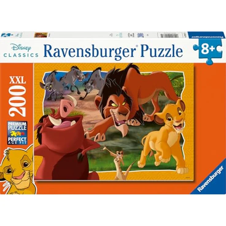 Ravensburger Kinderpuzzle Hakuna Matata - 200 Teile XXL Disney König der Löwen Puzzle für Kinder ab 8 Jahren – Bild 1