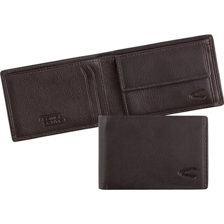 camel active Atlanta Herren Geldbörse RFID Klein Querformat Leder Braun – Bild 3