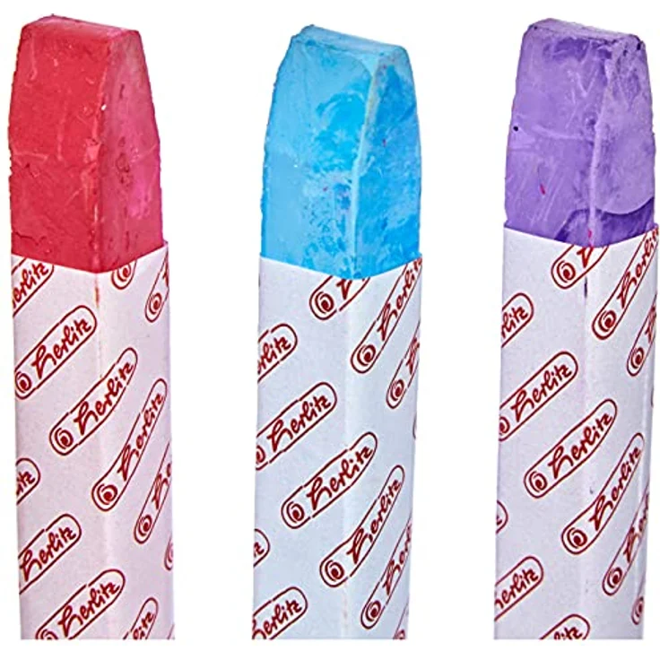 Herlitz Tafelkreide, 12 Stück in Hängepackung, farbig sortiert – Bild 4