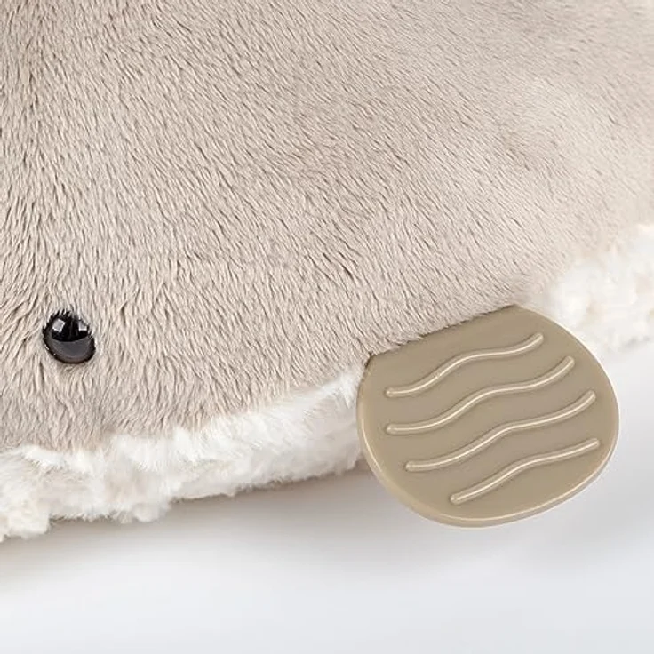 sigikid Aktiv-Delfin, Kuscheltier in Gelb mit abwechslungsreichen Spielmöglichkeiten – Bild 5
