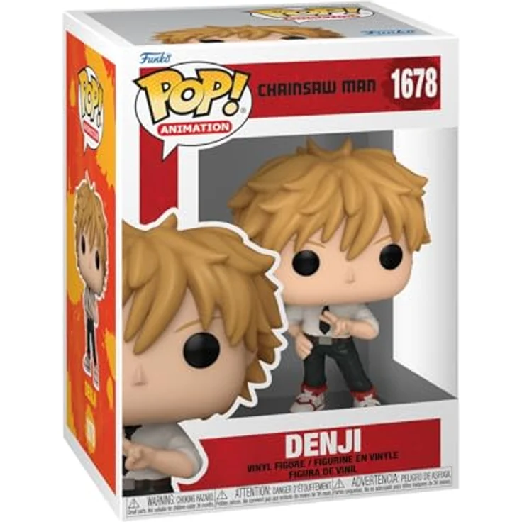 Funko Pop! Animation: CSM - Denji - Vinyl-Sammelfigur, ca. 9,5 cm, ideale Geschenkidee für Anime-Fans und Sammler – Bild 1